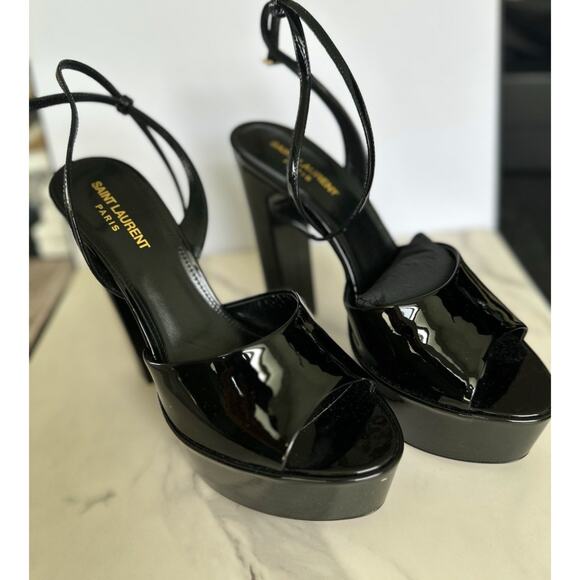 SAINT LAURENT Women's Jodie Platform Sandals (MSRP: $1,150) Brand New EU 40 US10 - Picture 7 of 10
